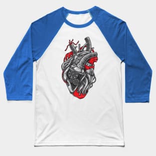 heart anatomy machine Baseball T-Shirt